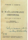O naśladowaniu Chrystusa 1948 r.