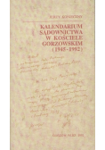 Kalendarium sądownictwa w kościele gorzowskim