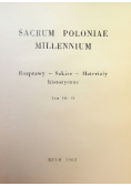 Sacrum Poloniae Millennium Tom VIII do IX