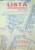 Lista Ostaszkowska