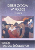 Dzieje Żydów w Polsce 1918 - 1939