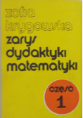 Zarys dydaktyki matematyki  część 1