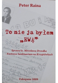To nie ja byłem Ewą