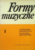 Formy muzyczne 1