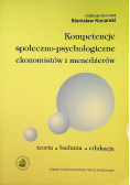 Kompetencje Społeczno-Psychologiczne Ekonomistów I Menedżerów.