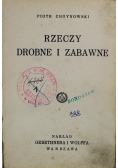 Rzeczy drobne i zabawne 1930 r.