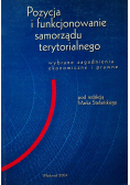 Pozycja i funkcjonowanie samorządu terytorialnego