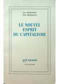 Le nouvel esprit du capitalisme