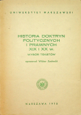 Historia Doktryn Politycznych i Prawnych XIX i XX w