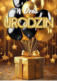 Karnet B6 3D Urodziny