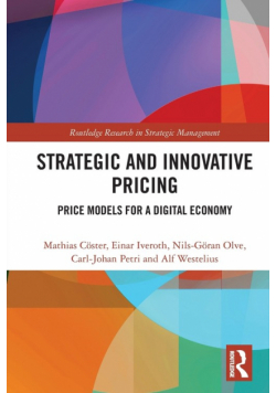 Strategic and Innovative Pricing