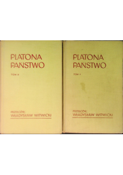 Państwo Tom 1 i 2