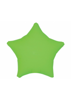 Balon foliowy Gwiazda fluor zielony 46cm