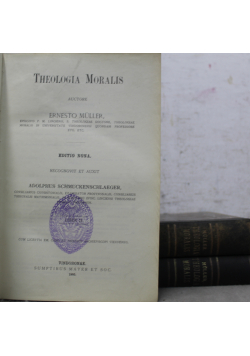 Theologia Moralis 3 tomy około 1902 r.