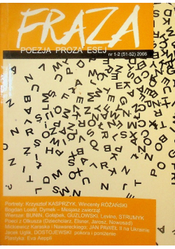 Fraza - Poezja Proza Esej - 1-2/2006