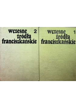 Wczesne źródła franciszkańskie Tom 1 i 2