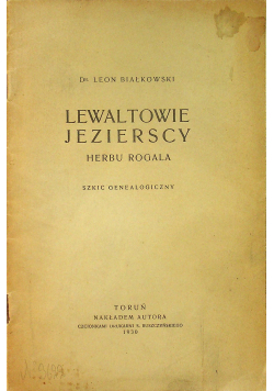 Lewaltowie Jezierscy 1930 r.