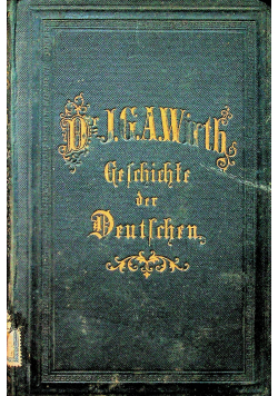 Die Geschichte der Deutschen Dritter Band 1865 r.