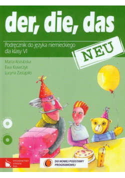 Der die das neu 6 Podręcznik z płytą CD Szkoła podstawowa
