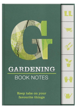 Book Notes - Gardening - znaczniki ogród