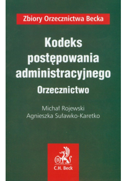 Kodeks postępowania administracyjnego Orzecznictwo