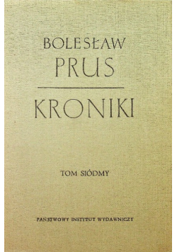 Prus Kroniki Tom 7