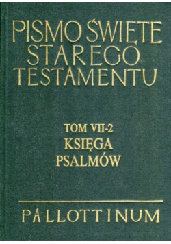 Pismo Święte Starego Testamentu Tom VII-2