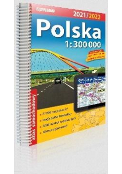 Atlas samochodowy Polska 1:300 000 w.2021/2022