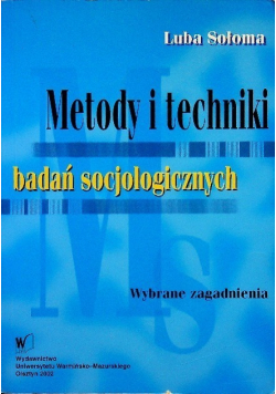 Metody i techniki badań socjologicznych