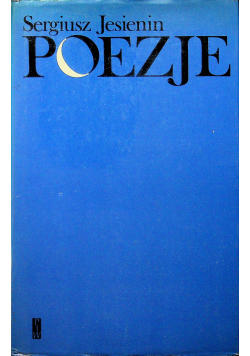 Sergiusz Jesienin Poezje