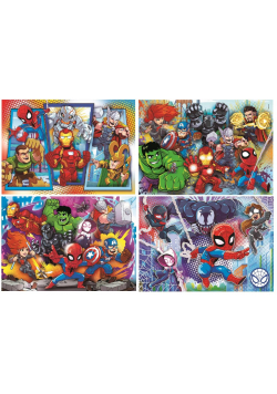 Puzzle 2x20+2x60 Super Kolor Superhero