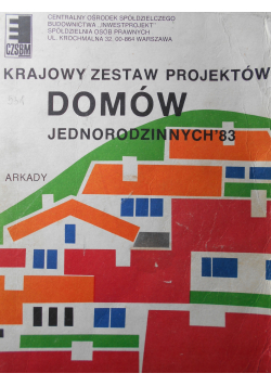 Krajowy zestaw projektów domów jednorodzinnych 83