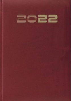 Terminarz 2022 A5 Standard czerwony