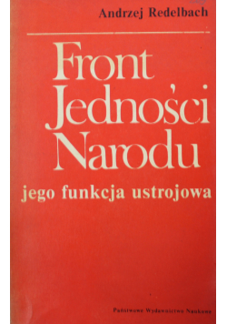 Front Jedności Narodu jego funkcja