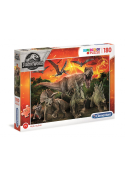 Puzzle 180 Super kolor Jurassic world