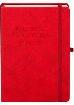 Kalendarz 2021/2022 A5 Nauczyciela czerwony DNS
