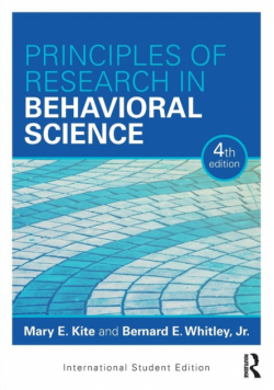 Principles of Research in Behavioral Science