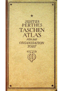 Taschen Atlas fur Organisation Todt 1944 r.