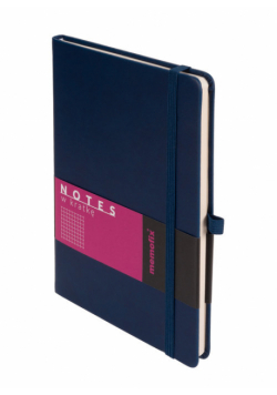 Memofix A5 notes kratka granatowy