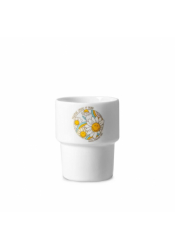 Kubek porcelanowy Smiley - Kwiaty