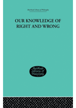 Our Knowledge of Right and Wrong