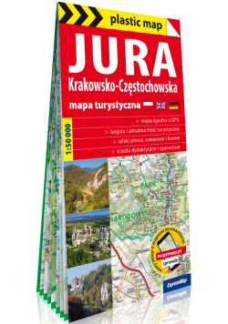 Jura Krakowsko-Częstochowska foliowana mapa turystyczna 1:50 000