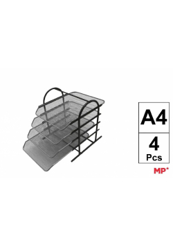 Półka na dokumenty metalowa 4 szuflady