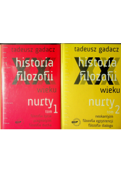Historia Filozofii wieku nurty Tom I i II