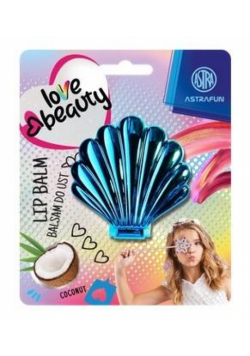 Balsam do ust Astrafun Shell XL 4 kolory + pędzelek