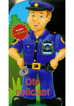 Oto policjant Książka z odznaką