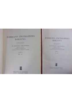 Podręczna encyklopedia biblijna Tom I i II
