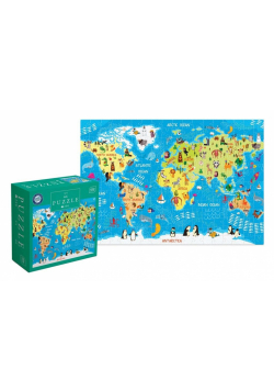 Puzzle 250 Kids 5 World Map
