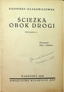 Ścieżka obok drogi 1939 r.