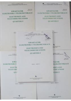 Kwartalnik elektroniki i telekomunikacji tom 44 zeszyt  1 2 3 4 tom 43 zeszyt 4/97